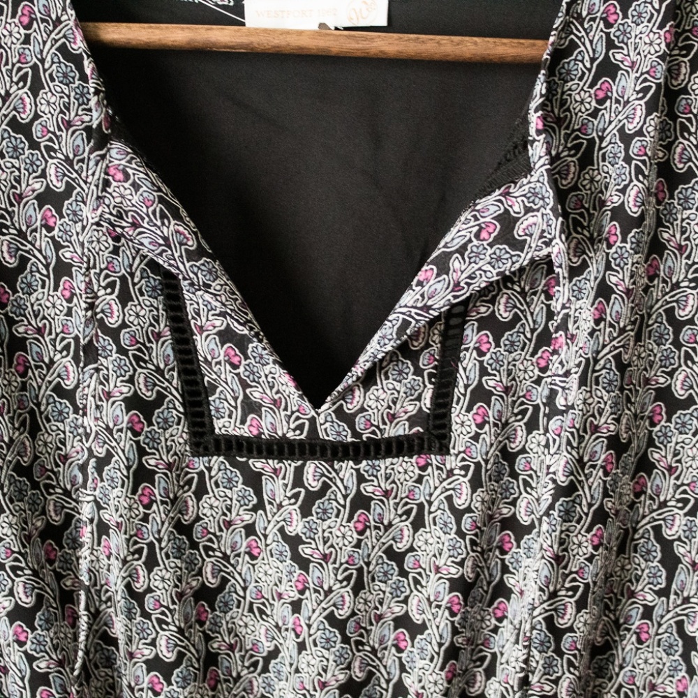 Westport 1962 Long Floral Patterned Dress (Size:8) - Picture 13 of 14